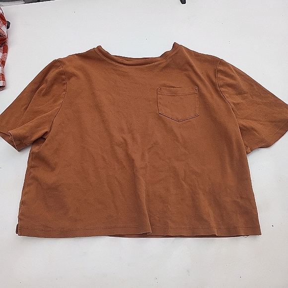 a new day Short Sleeve Brown Tee - Picture 1 of 2